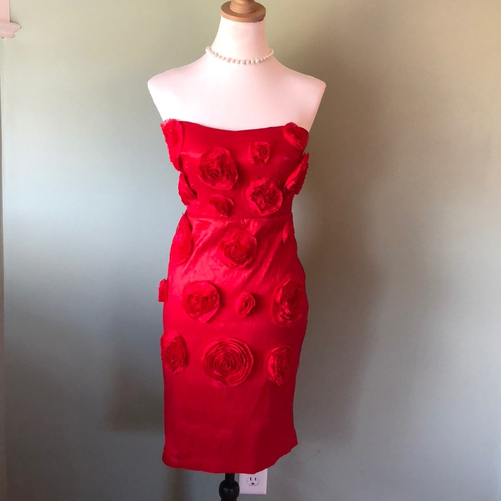 NWOT red Romeo & Juliette Couture semiformal dress
